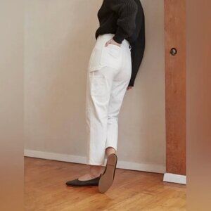 Everlane Carpenter Jeans in Bone, sz 2